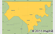 Savanna Style Simple Map of Contuboel