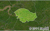 Satellite 3D Map of Xitole, darken