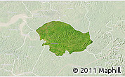 Satellite 3D Map of Xitole, lighten
