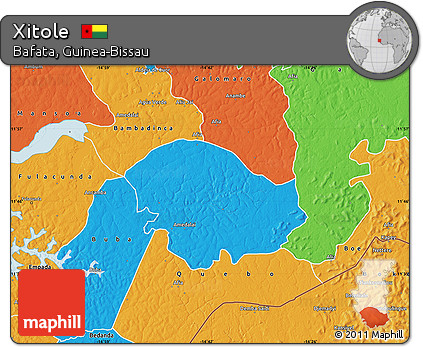 Political Map of Xitole