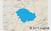 Political Map of Xitole, shaded relief outside