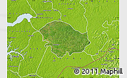 Satellite Map of Xitole, physical outside