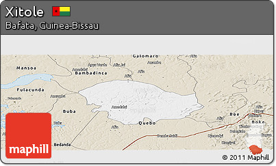 Classic Style Panoramic Map of Xitole