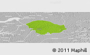 Physical Panoramic Map of Xitole, lighten, desaturated