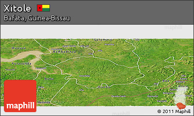 Satellite Panoramic Map of Xitole