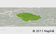 Satellite Panoramic Map of Xitole, lighten, semi-desaturated