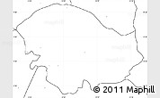Blank Simple Map of Xitole, no labels