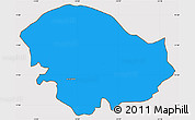 Political Simple Map of Xitole, cropped outside