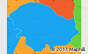 Political Simple Map of Xitole