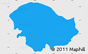 Political Simple Map of Xitole, single color outside