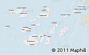 Classic Style 3D Map of Bolama