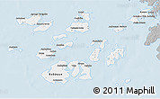 Gray 3D Map of Bolama