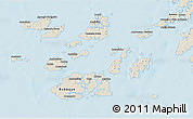 Shaded Relief 3D Map of Bolama
