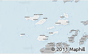 Gray 3D Map of Caravela (Uno)
