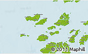 Physical 3D Map of Caravela (Uno)