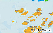 Political 3D Map of Caravela (Uno)