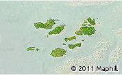 Satellite 3D Map of Caravela (Uno), lighten