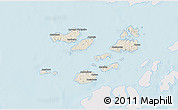 Shaded Relief 3D Map of Caravela (Uno), single color outside