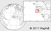 Blank Location Map of Caravela (Uno)