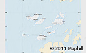 Classic Style Map of Caravela (Uno), single color outside