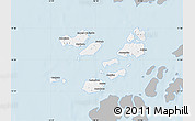 Gray Map of Caravela (Uno), single color outside
