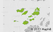 Physical Map of Caravela (Uno), lighten, desaturated