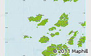 Physical Map of Caravela (Uno)