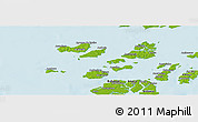 Physical Panoramic Map of Caravela (Uno)
