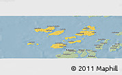 Savanna Style Panoramic Map of Caravela (Uno)