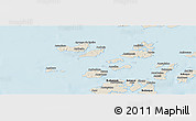 Shaded Relief Panoramic Map of Caravela (Uno)