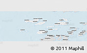 Silver Style Panoramic Map of Caravela (Uno)