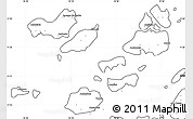 Blank Simple Map of Caravela (Uno)