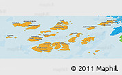 Political Shades Panoramic Map of Bolama