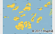 Savanna Style Simple Map of Bolama