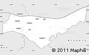 Silver Style Simple Map of Bigene