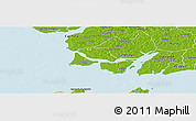 Physical Panoramic Map of Caio