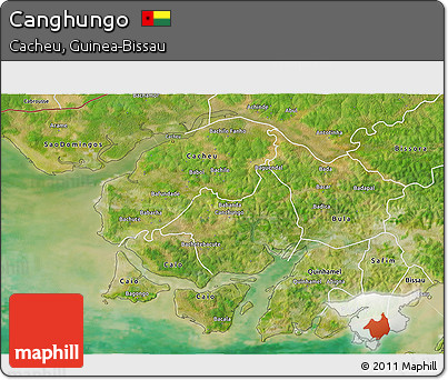 Satellite 3D Map of Canghungo