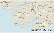 Shaded Relief 3D Map of Canghungo