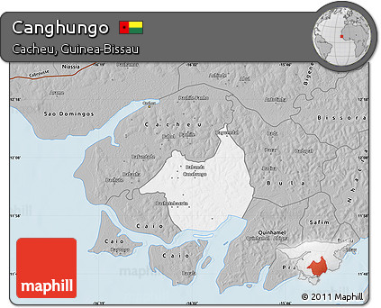 Gray Map of Canghungo