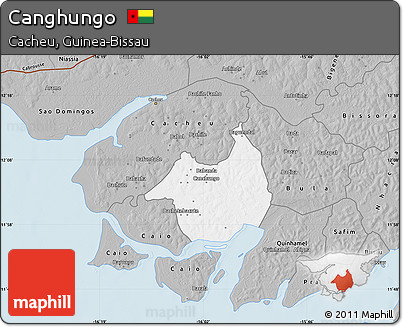 Gray Map of Canghungo