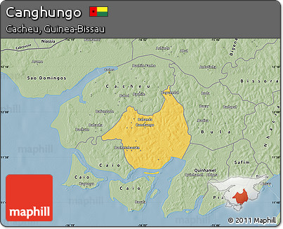 Savanna Style Map of Canghungo