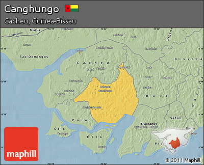 Savanna Style Map of Canghungo