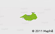 Physical Panoramic Map of Canghungo, cropped outside