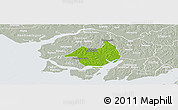 Physical Panoramic Map of Canghungo, lighten, semi-desaturated
