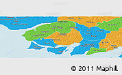 Political Panoramic Map of Canghungo