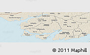 Shaded Relief Panoramic Map of Canghungo