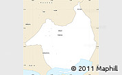Classic Style Simple Map of Canghungo