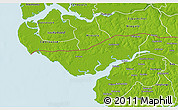 Physical 3D Map of Sao Domingos