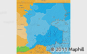 Political Shades 3D Map of Gabu