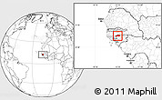 Blank Location Map of Farim